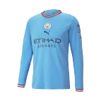 Manchester City Home Jersey 2022/23 - Long Sleeve - elmontyouthsoccer