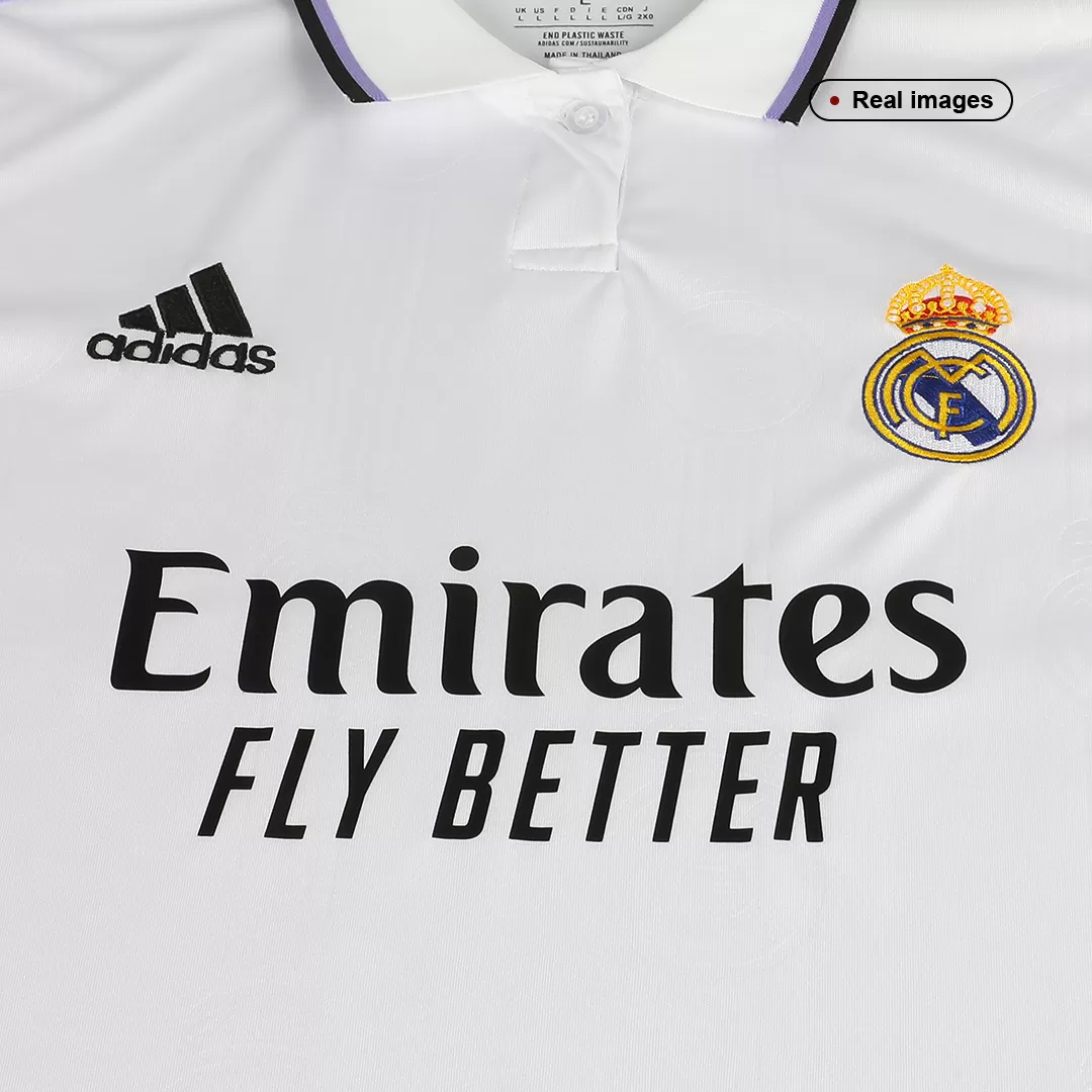 adidas 2022-23 Real Madrid Women's Home Jersey - White