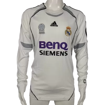 Real Madrid Jersey 2006/07 Home Retro - Long Sleeve - ijersey