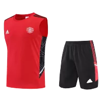 Manchester United Training Jersey Kit 2022/23(Vest+Shorts) - elmontyouthsoccer