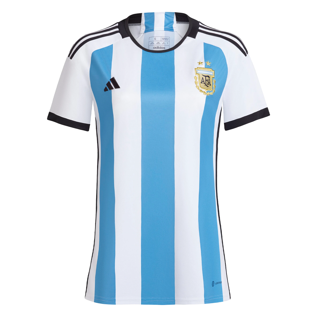 messi argentina jersey 2022 home World Cup 2 stars Adidas