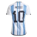 Messi #10 Argentina Jersey 2022 Home World Cup - elmontyouthsoccer