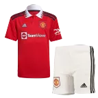 Youth Manchester United Jersey Kit 2022/23 Home - elmontyouthsoccer