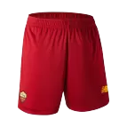Roma Soccer Shorts 2022/23 Home - elmontyouthsoccer