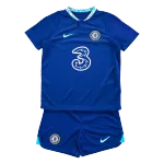 Youth Chelsea Home Soccer Jersey Kit(Jersey+Shorts) 2022/23 - elmontyouthsoccer