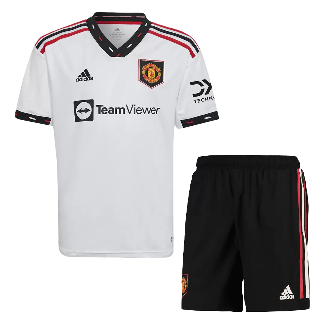 Youth Manchester United Jersey Whole Kit 2022/23 Away