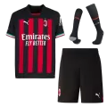 AC Milan Jersey Whole Kit 2022/23 Home - elmontyouthsoccer