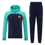 Barcelona Hoodie Tracksuit 2022/23 Nike - Green&Navy