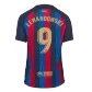 LEWANDOWSKI #9 Barcelona Jersey 2022/23 Home - elmontyouthsoccer