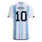 MESSI #10 Argentina Jersey 2022 Authentic Home World Cup -THREE STAR - elmontyouthsoccer