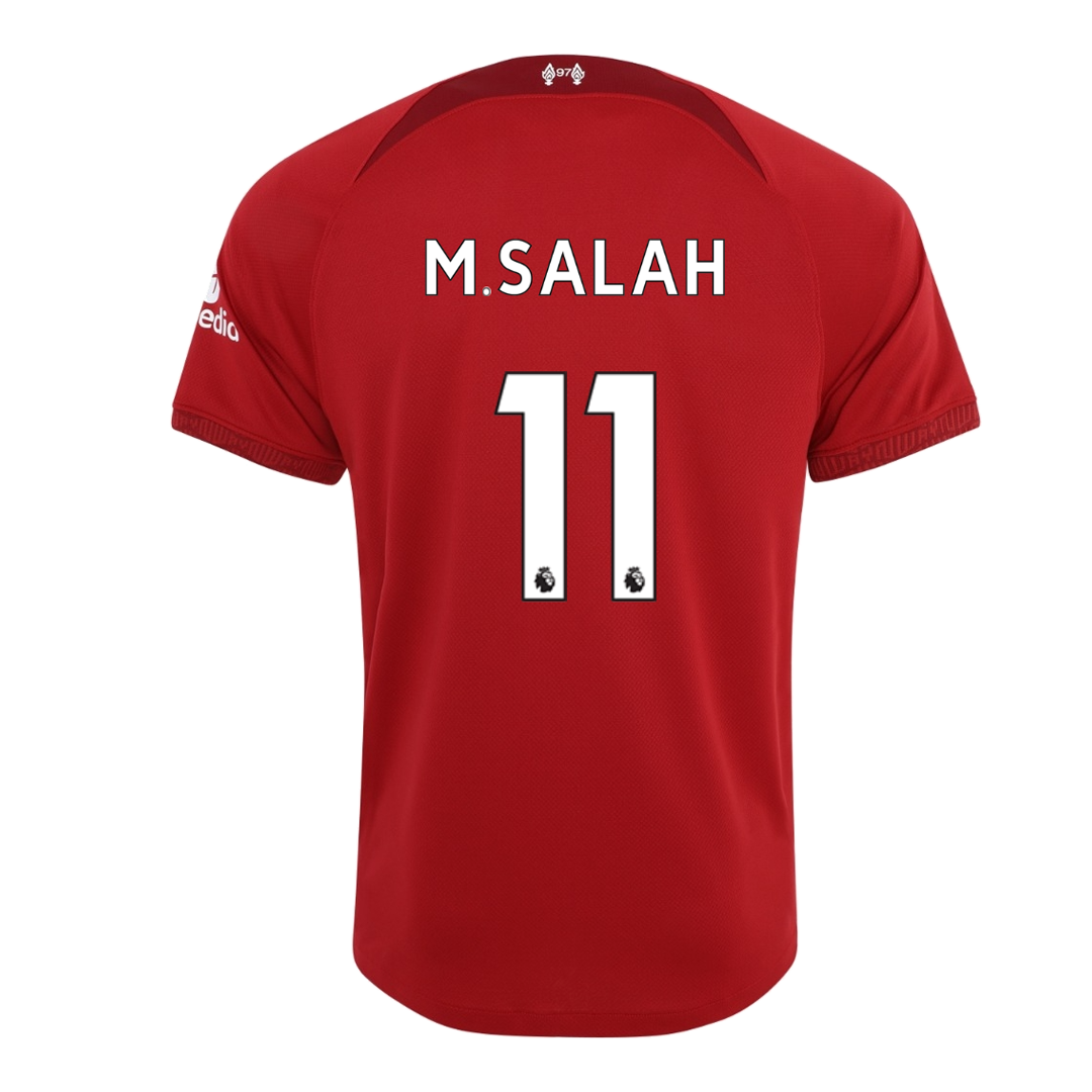 Schelden Westers Verstoring M.SALAH #11 Liverpool Jersey 2022/23 Home | Elmont Youth Soccer