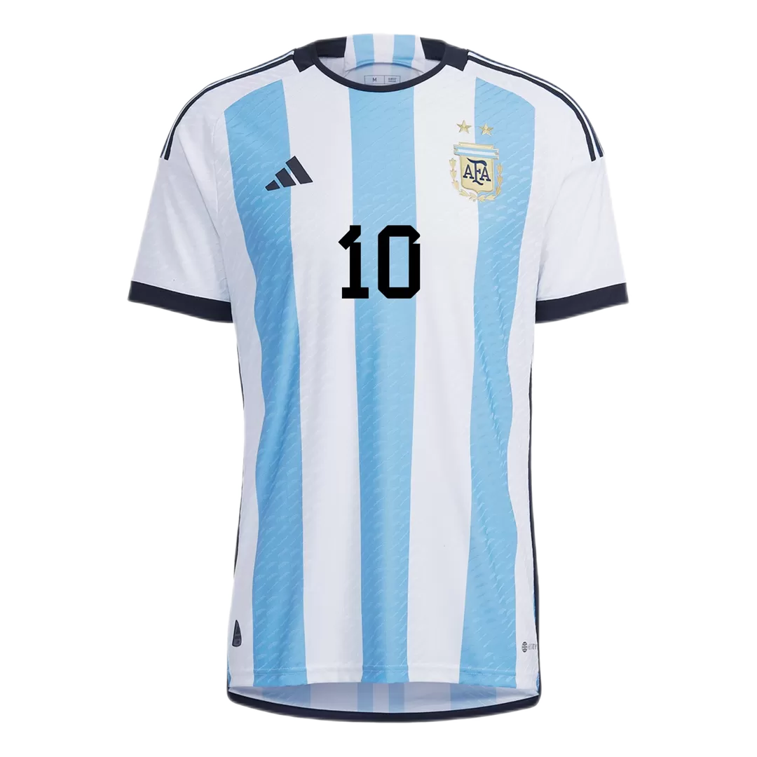 messi argentina jersey 2022 home World Cup 2 stars Adidas