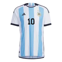 Messi #10 Argentina Jersey 2022 Authentic Home World Cup - ijersey
