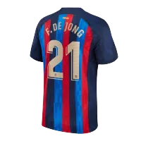F. DE JONG #21 Barcelona Jersey 2022/23 Home - ijersey