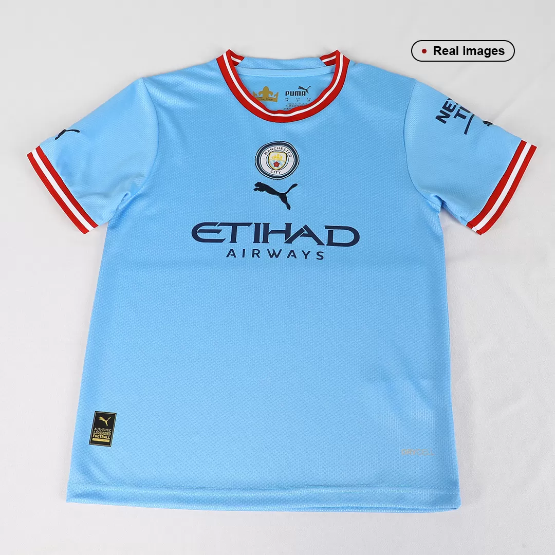 Manchester City Kids Home Goalkeeper Shirt 2022/23