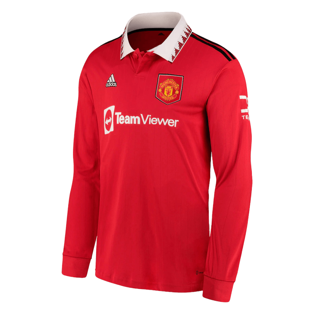 Adidas RONALDO #7 Manchester United Home Long Sleeve Soccer Jersey - UCL  Edition