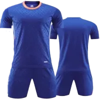 Customize Team Soccer Jersey Kit(Shirt+Short) - Navy Blue - ijersey