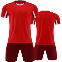Customize Team Soccer Jersey Kit(Shirt+Short) - Red - ijersey