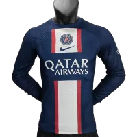 PSG Home Authentic Jersey 2022/23 - Long Sleeve - elmontyouthsoccer