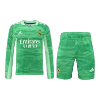Real Madrid Goalkeeper Jersey Kit 2021/22 - Long Sleeve - elmontyouthsoccer