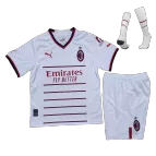 Youth AC Milan Jersey Whole Kit 2022/23 Away - elmontyouthsoccer
