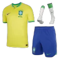 Brazil Jersey Whole Kit 2022 Home World Cup - elmontyouthsoccer