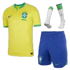 Brazil Jersey Whole Kit 2022 Home World Cup - elmontyouthsoccer