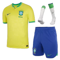 Brazil Jersey Whole Kit 2022 Home World Cup - ijersey