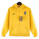 Brazil Hoodie Sweatshirt 2022/23 - Yellow - elmontyouthsoccer