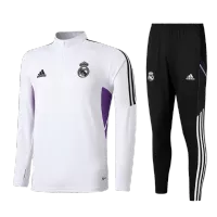 Real Madrid Tracksuit 2022/23 Youth - White - elmontyouthsoccer