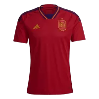 Spain Jersey 2022 Home World Cup - elmontyouthsoccer