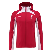 Liverpool Hoodie Windbreaker Jacket 2022/23 - Red - elmontyouthsoccer