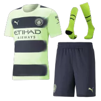 Youth Manchester City Jersey Whole Kit 2022/23 Third - elmontyouthsoccer