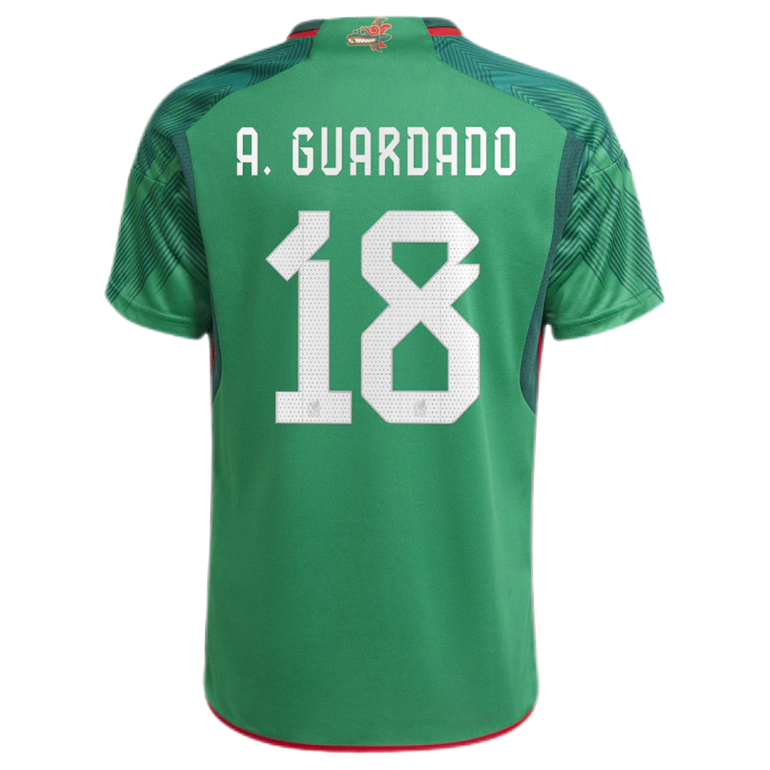 A.GUARDADO #18 Mexico Jersey 2022 Home World Cup - ijersey