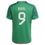 Raúl #9 Mexico Jersey 2022 Home World Cup - elmontyouthsoccer