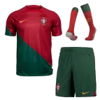 Portugal Jersey Whole Kit 2022 Home World Cup - elmontyouthsoccer