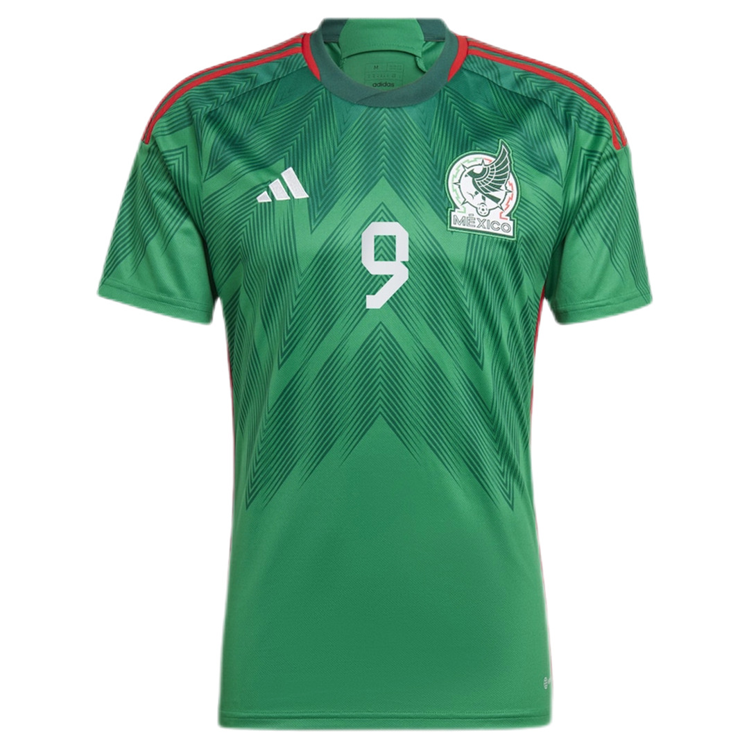 Raúl #9 Mexico Jersey 2022 Home World Cup - ijersey