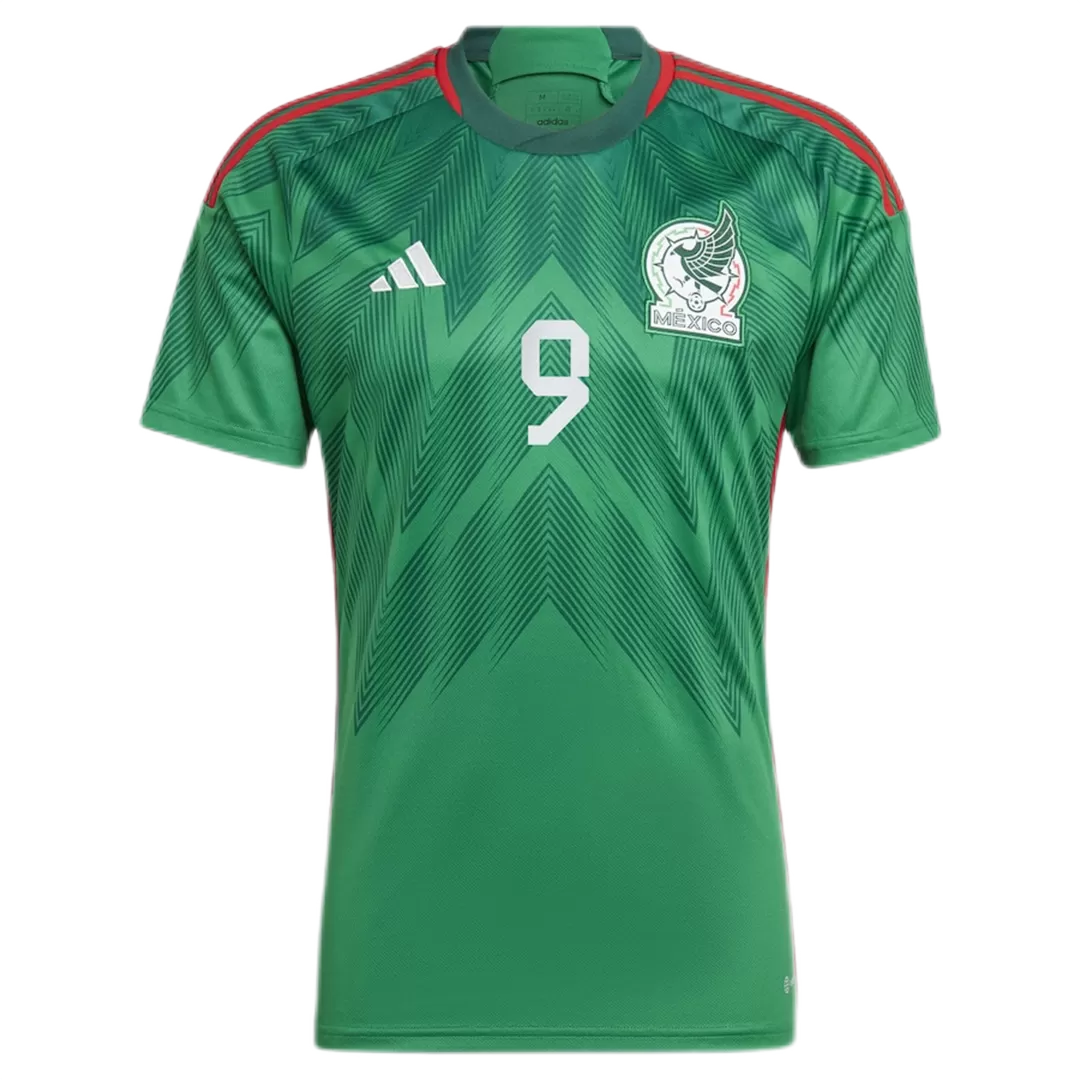 Raúl #9 Mexico Jersey 2022 Home World Cup