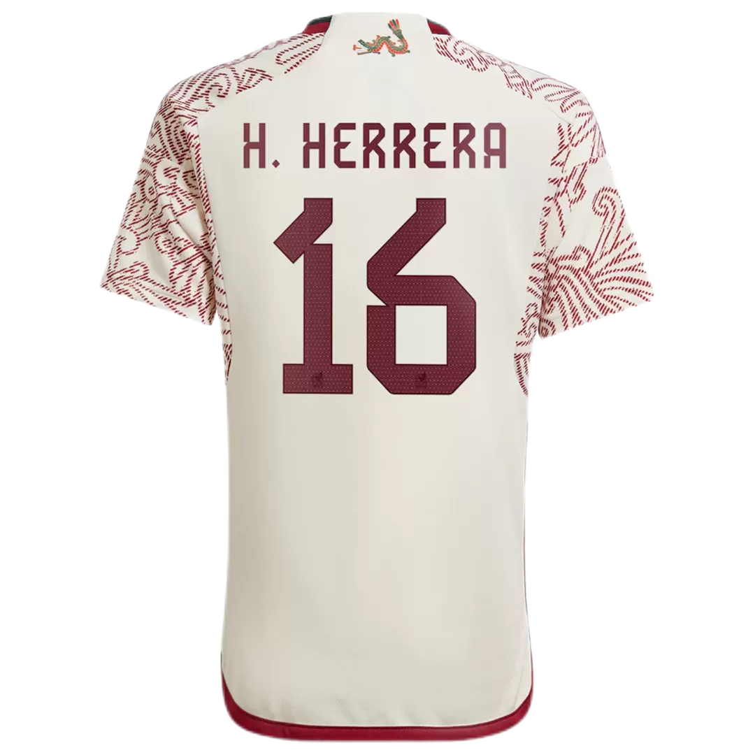 H.HERRERA #16 Mexico Jersey 2022 Away World Cup