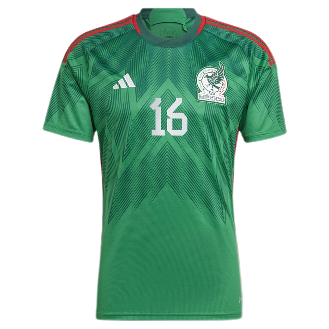 H.HERRERA #16 Mexico Jersey 2022 Home World Cup - ijersey