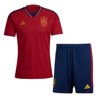 Spain Jersey Kit 2022 Home World Cup - elmontyouthsoccer