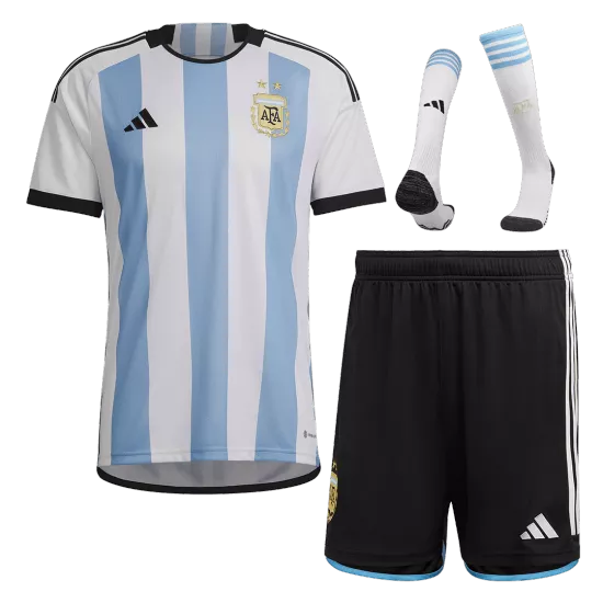 Argentina Jersey Whole Kit 2022 Home - ijersey