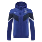 PSG Hoodie Windbreaker Jacket 2022/23 - Blue - elmontyouthsoccer