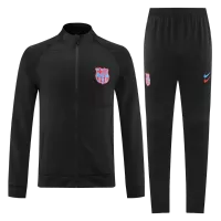 Barcelona Jacket Tracksuit 2022/23 - Black - ijersey
