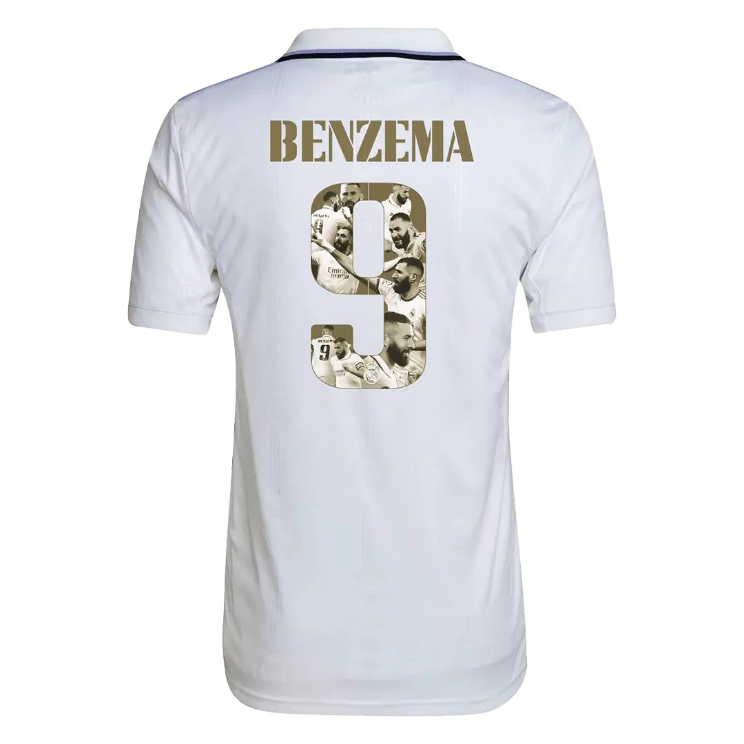 BENZEMA #9 Ballon d'Or Real Madrid Jersey 2022/23 Home