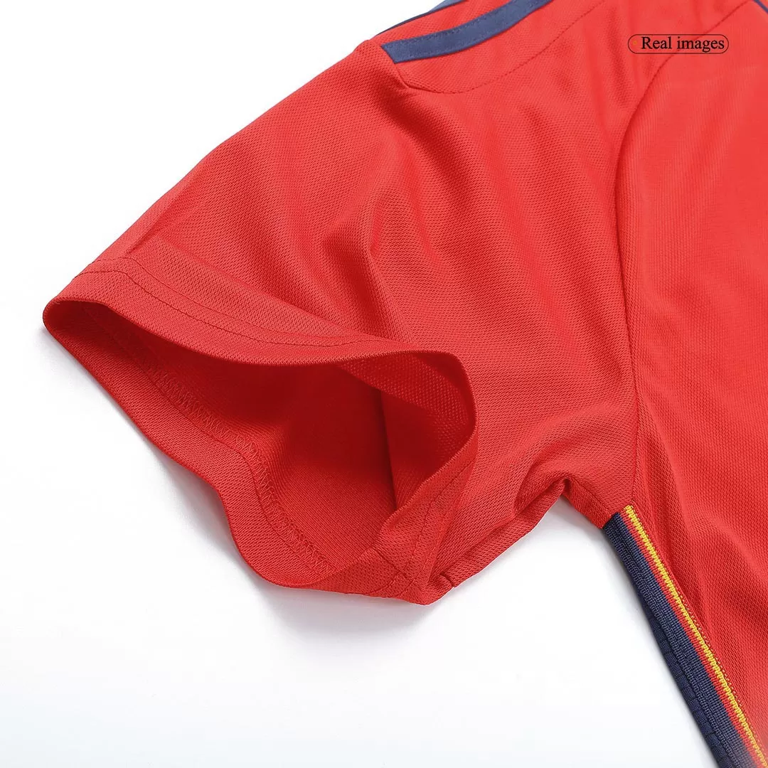 These are the Spain jerseys for the World Cup in Qatar