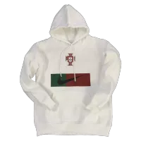 Portugal Hoodie Sweatshirt 2022/23 - White - elmontyouthsoccer
