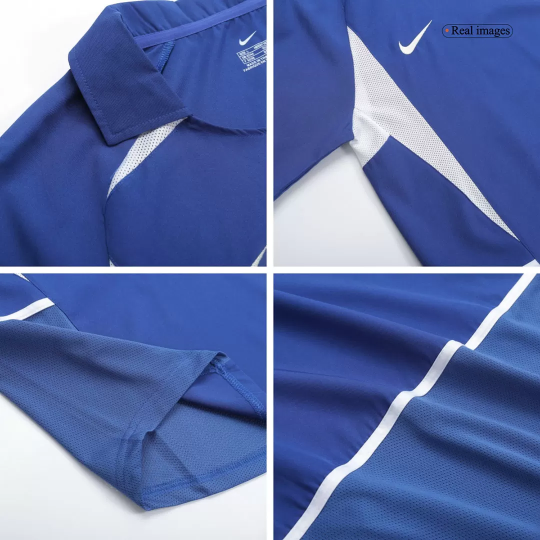 Nike Brazil Away 2002 Kit Jersey Blue Colour Size Small 