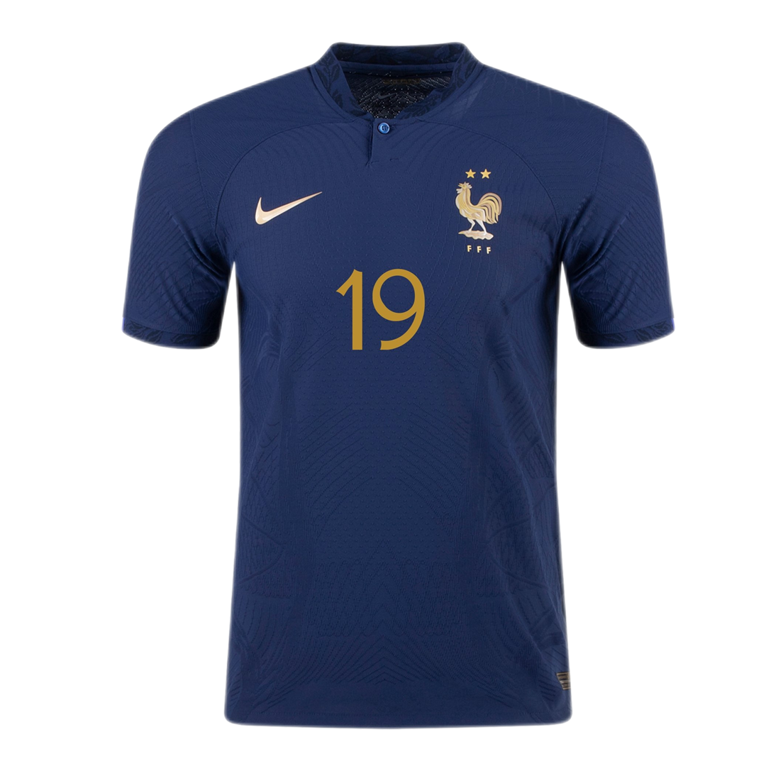 BENZEMA #19 France Jersey 2022 Authentic Home World Cup - ijersey