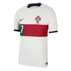 RONALDO #7 Portugal Jersey 2022 Authentic Away World Cup - elmontyouthsoccer